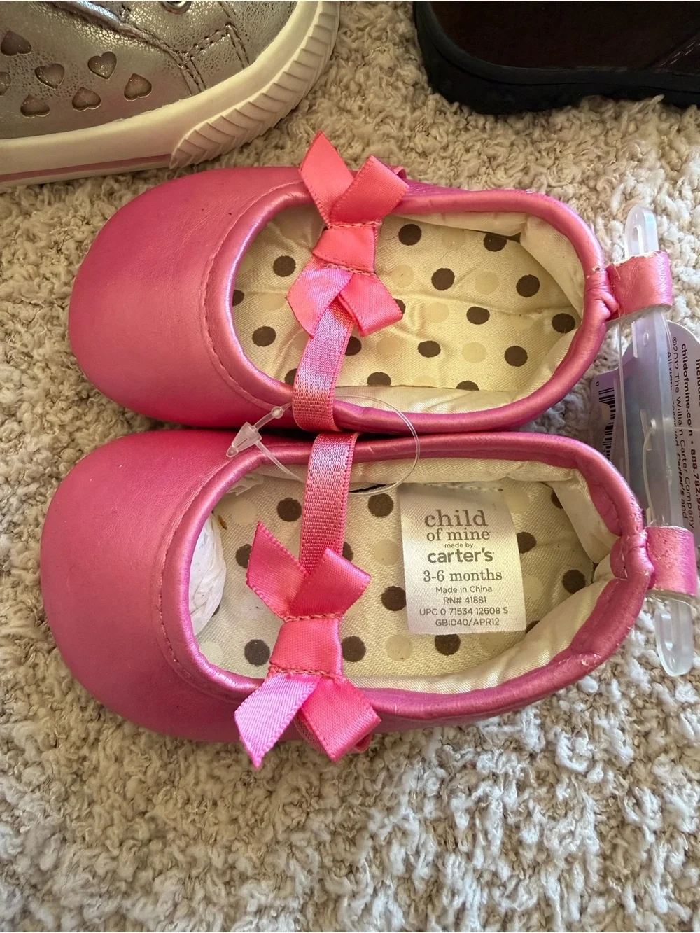 Baby Size 2 Shoe bundle - Sneaker, Mary Jane and Boot (3 pairs)